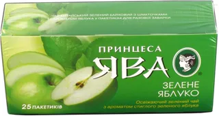 Printsessa Yava Green Tea Green Apple, 25x1.5g — photo 4