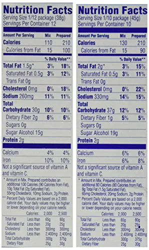 Pillsbury без цукру класичний жовтий торт напівфабрикат