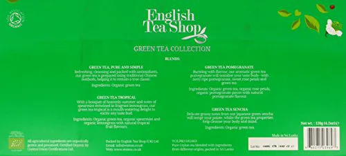 English Tea Shop органічний зелений чай, 60 пакетиків
