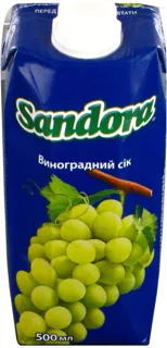 Sandora White Grape Juice 0.5L — photo 2