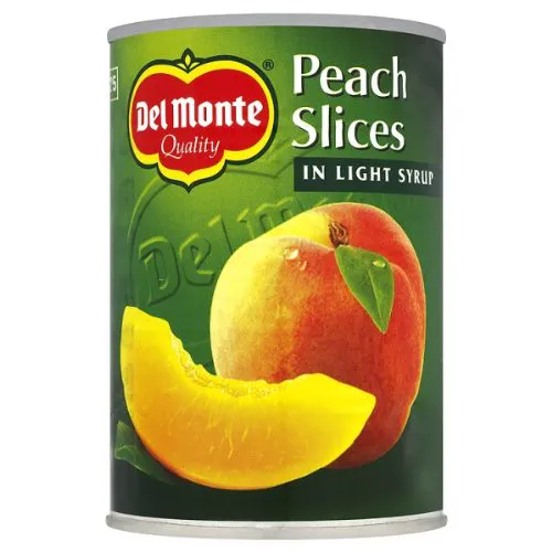 Del Monte Peach Slices in Syrup 12 x 420g