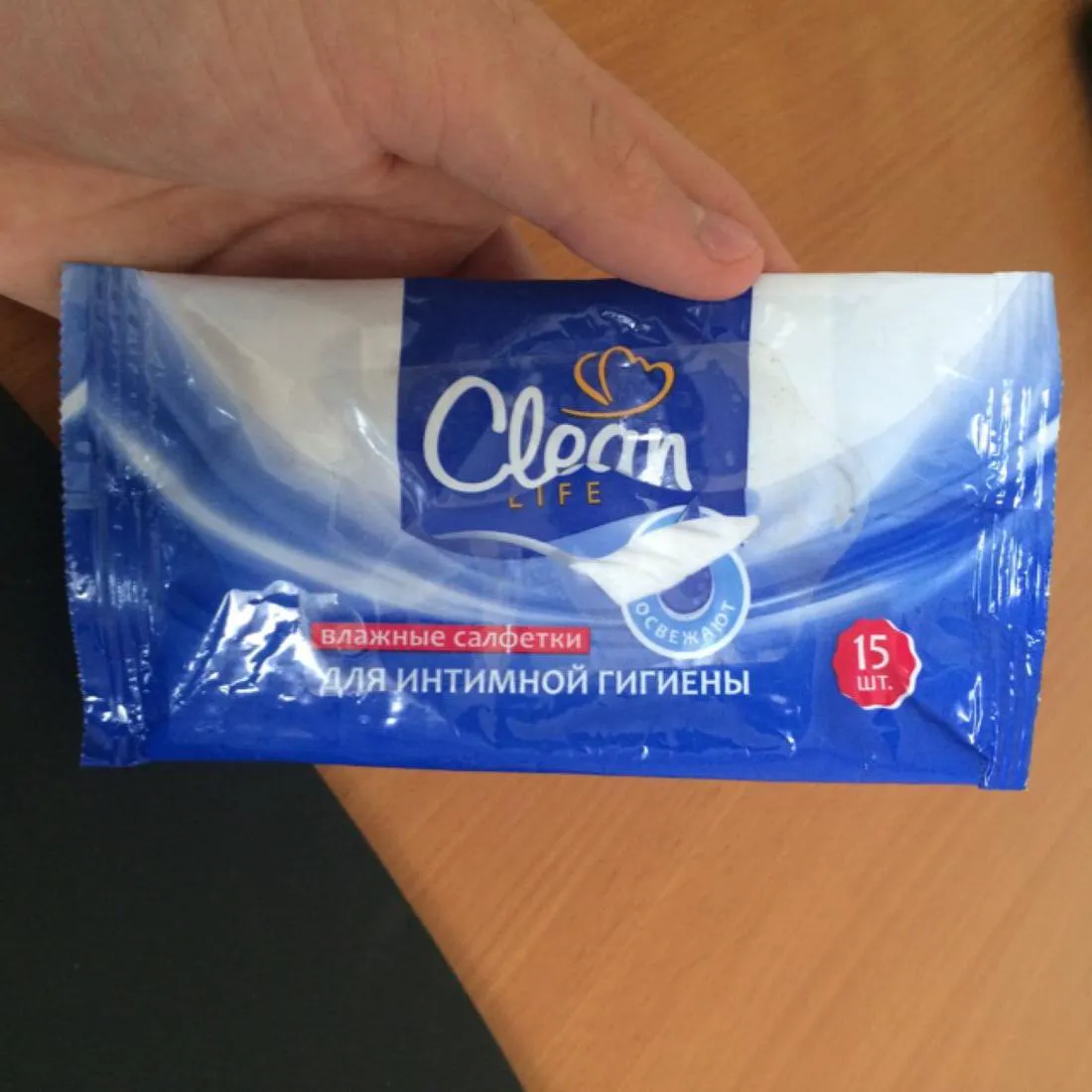 Clean Life Intimate Wet Wipes 15 pcs