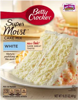 American Betty Crocker Supermoist White Cake Mix, 461g box — photo 4