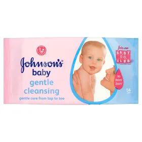 Johnsons Baby дитячі серветки для догляду за шкірою, змінний блок 56 шт. — фото 2
