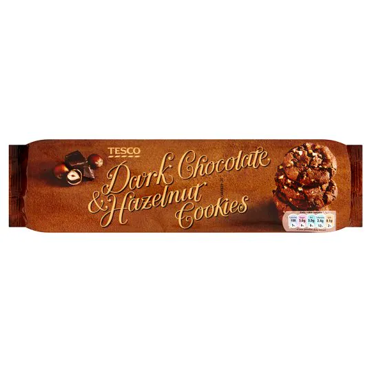 Tesco Темний шоколад з печивом та фундуком 150 г
