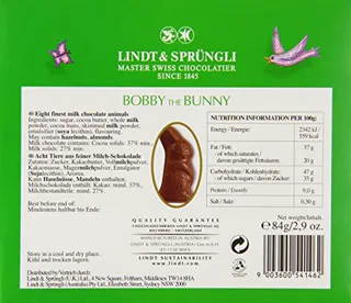 Lindt Bobby Rabbit 84g (pack of 2, 20 sweets total) — photo 8