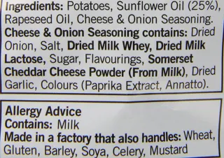 Walkers Cheese & Onion Chips — photo 8