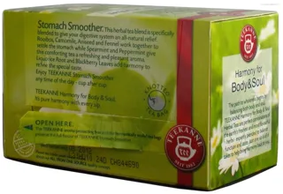 Чай трав'яний Гармонія Гармонія тіла (Harmony for Body & Soul Stomach Smoother) 20 пакетиків, 40 г — фото 3