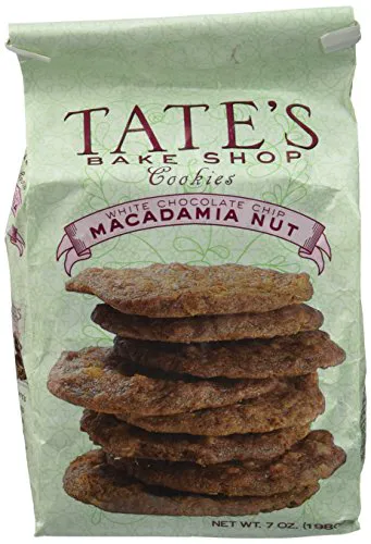 Tates Bake Shop Біле шоколадне печиво з макадамією 7 унцій (упаковка 3 шт.)