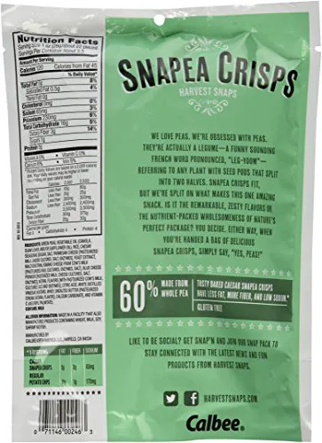 Calbee Snapea чіпси, Цезар 3,3 унції (4-Pack)
