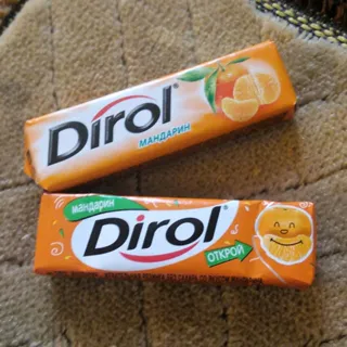 Dirol Mandarin Chewing Gum 13.6g — photo 2
