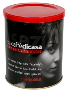 Casa Rinaldi Espresso Rosso Red Roasted Ground Coffee 250g — photo 5