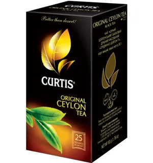 Curtis Original Ceylon Black Tea, Small Leaf, Packaged 2g*25pcs 50g — photo 5