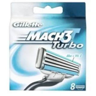 Gillette Mach 3 Turbo Replacement Cartridge for Men's Razor 8pcs — photo 8