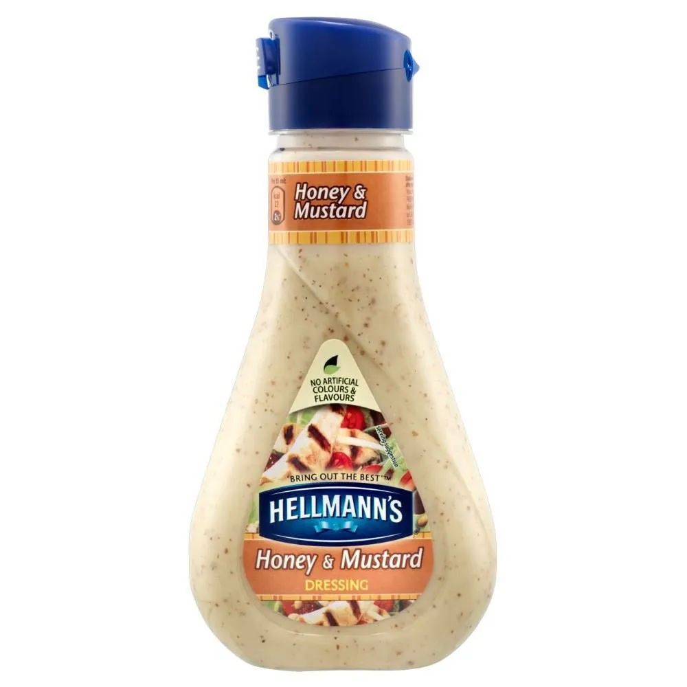 Hellmanns Honey Mustard Salad Dressing (2 pack, 235ml)
