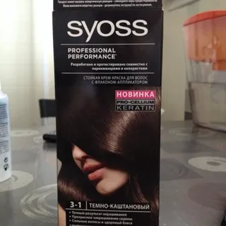 Syoss Hair Color Cream 3-1 Dark Chestnut — photo 3