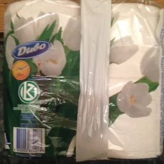 Dyvo Economy White 2-Ply Toilet Paper 8pcs — photo 5