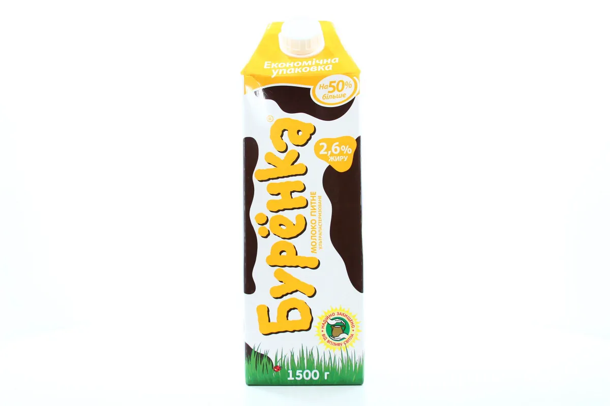 Burenka Milk 1.5L 2.5/2.6%