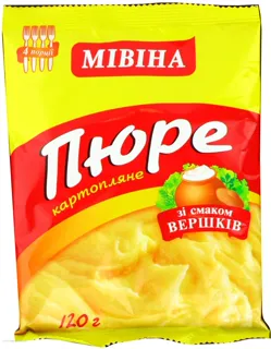 Mivina Potato Puree with Cream Flavor Flow Pack 120g — photo 2