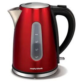 Morphy Richards 1.5L червоний чайник із нержавіючої сталі