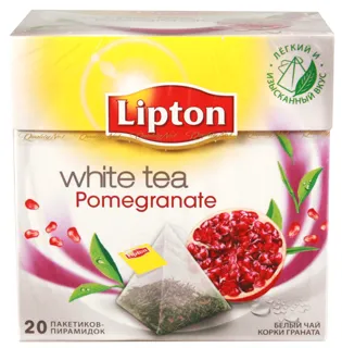 Чай Lipton білий Гранатові корки 20 пакетів — фото 2