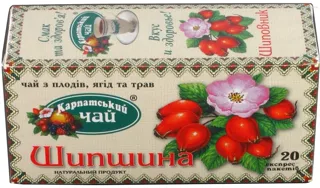 Karpatskyi Chai Rosehip Berry and Herb Tea Bags 20x2g — photo 3