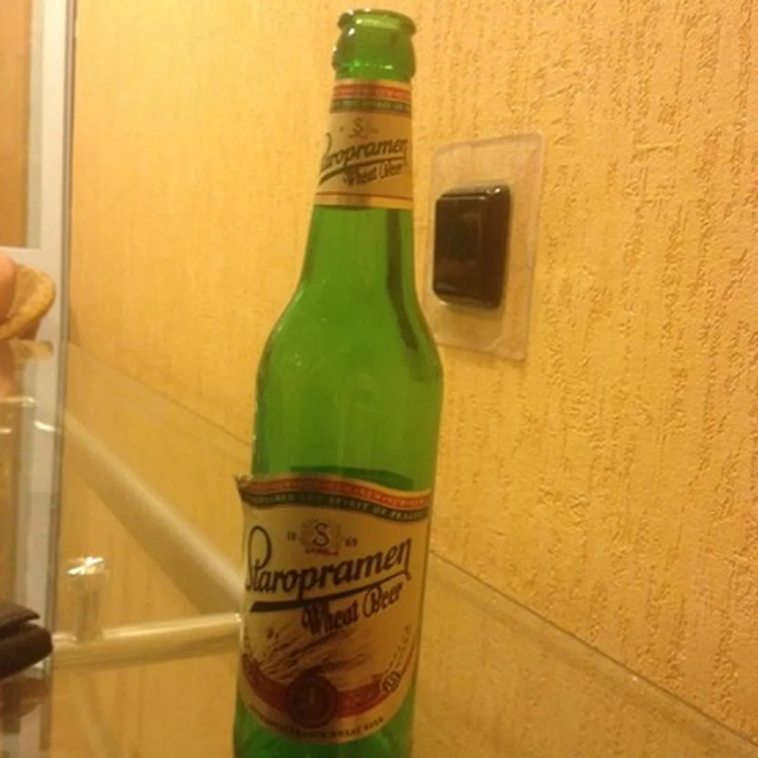 Staropramen Wheat Light Unfiltered Beer Glass Bottle 0.5L