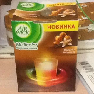 Air Wick Vanilla and Caramel Scented Candle, 155 g — photo 8
