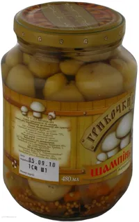 Marinated Mushrooms 450ml Glass Jar — photo 3