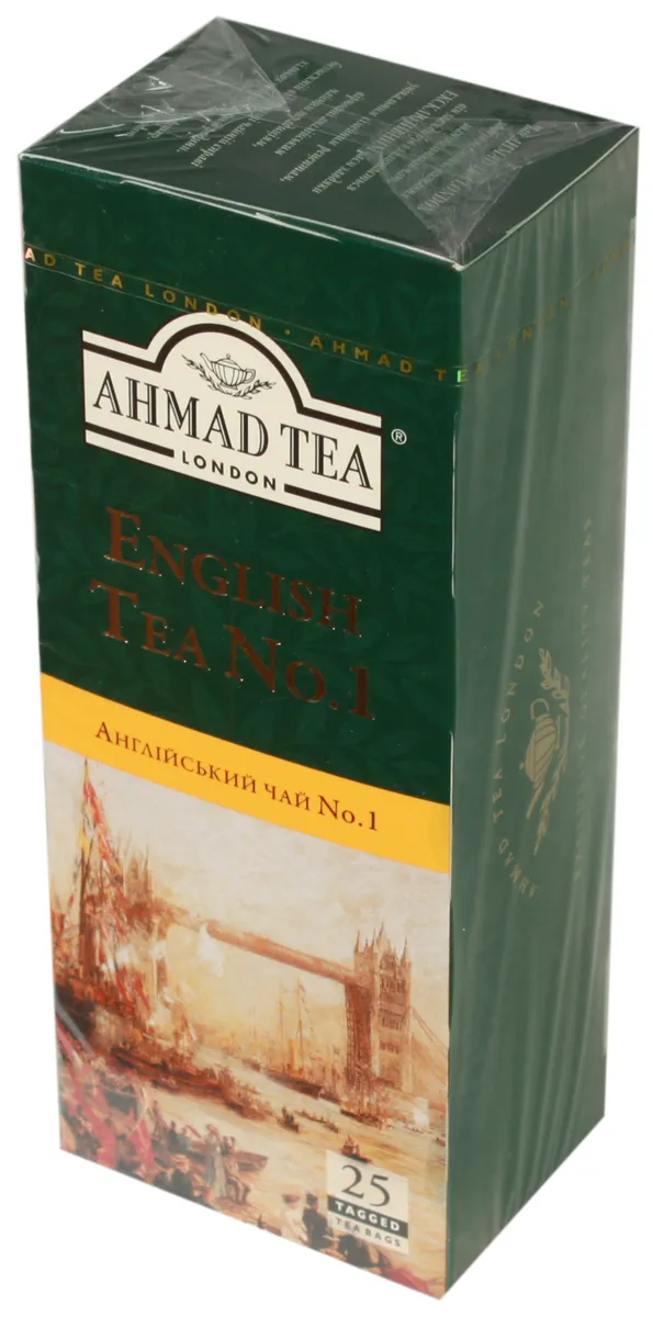 Чай Ahmad Tea чорний Англійський №1, 25 пакетиків