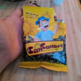 San Sanych roasted sunflower seeds flow pack 80g — photo 4
