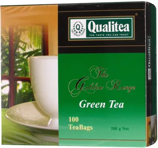 Qualitea Ceylon Green Tea Bags 100x2g — photo 5