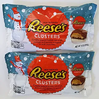 Reese's Milk Chocolate Seasonal Clusters Candy, 8 oz bag (Pack of 2) — photo 3