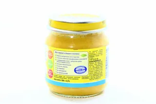 Bebivita Vegetable Assortment Puree with Chicken from 6 Months Glass Jar 100g — photo 2