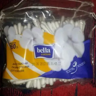 Bella Cotton Hygienic Cotton Swabs 160pcs — photo 2