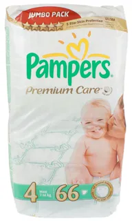 Pampers Premium Care Baby Diapers 4 Maxi (7-18kg) Jumbo Pack 66pcs — photo 4