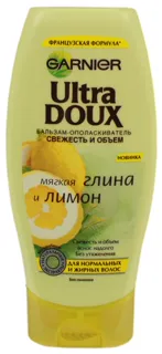Garnier Ultra Doux Conditioner for Normal and Oily Hair Soft Clay and Lemon 200ml — photo 4