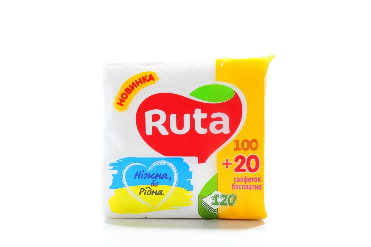 Ruta Serv White 24*24 1pc 120pcs