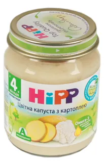 Hipp Cauliflower and Potato Puree for Babies 4+ Months Glass Jar 125g — photo 6