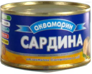 Akvamaryn Atlantic Sardines in Oil 240g — photo 2