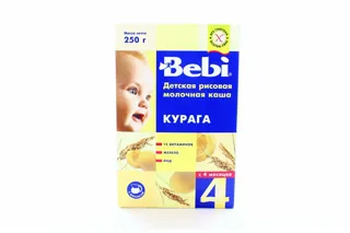 Каша дитяча Bebi Курага рисова молочна суха швидкорозчинна 250г — фото 7