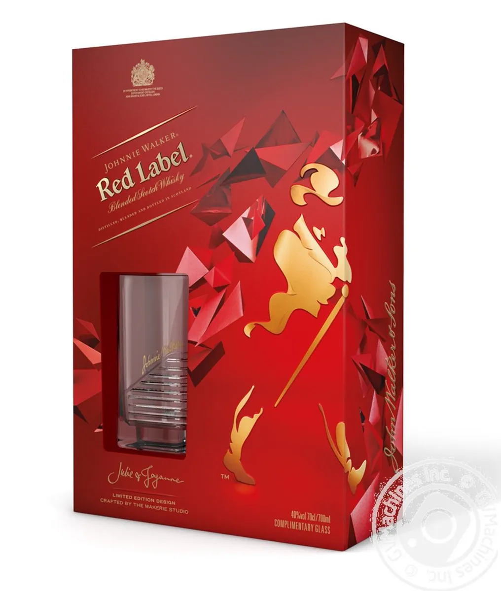 Віскі Dzhony Uoker Red Label 40% 700 мл