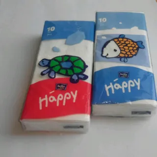 Bella Baby Happy 3-ply Facial Paper Tissues 10pcs — photo 2