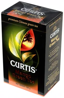 Curtis Mango Green Tea Large Leaf with Mango and Pineapple Aroma 100g — photo 3