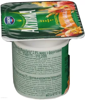 Activia Bifido Yogurt Peach-Muesli 2.9% Plastic Cup 115g — photo 3