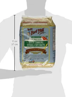 112oz Organic Steel Cut Oats Bob's Red Mill Quick Cooking 100% Whole Grain (7 lbs total) Golden Spurtle — photo 3