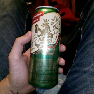 Lvovskoe 1715 Premium Lager Beer 4% 0.5L Can — photo 6