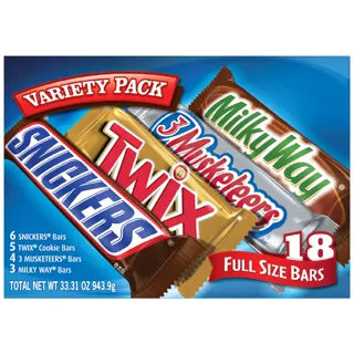 Mars Chocolate Full Size Bar Variety Pack 33.31 oz Box 18-Count — photo 10