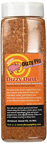 Dizzy Pig Груба суха приправa для барбекю, 32 унції