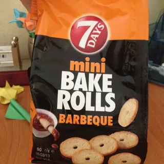 7 Days Mini Bake Rolls barbecue flavor 80g — photo 3